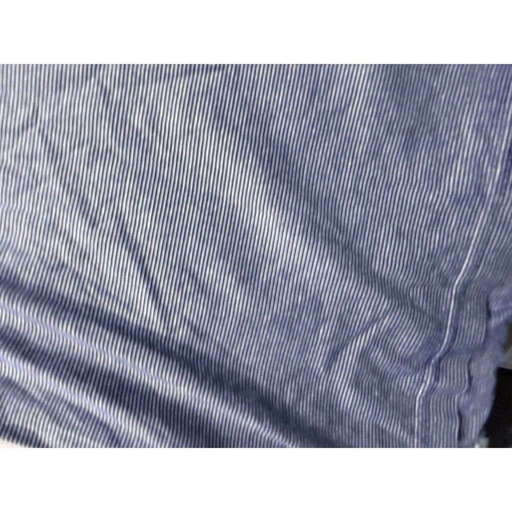 Peter Millar Polo Shirt Mens XL Blue Striped Golf Performance Short Sleeve - Picture 5 of 15
